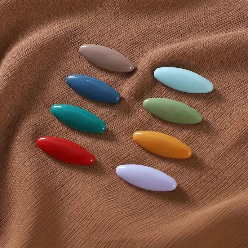 4/8 Pcs Safety Pin Scarf Clip - Mixed Colors
