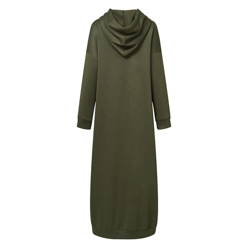 Stylish Hooded Casual Long Sleeve abaya
