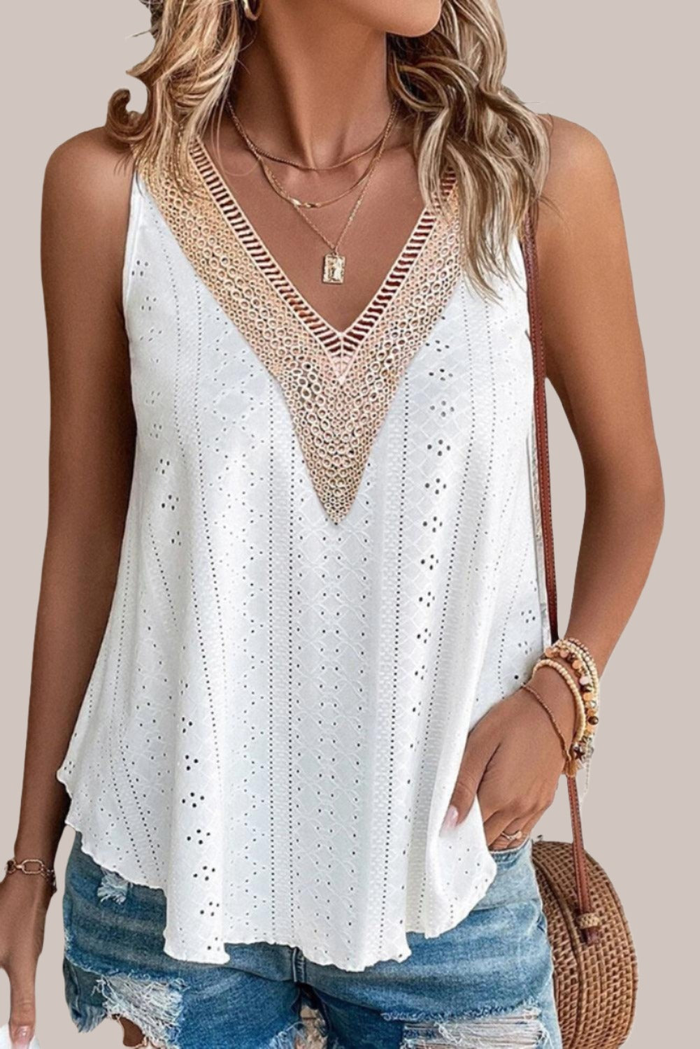 lanaちゃん着用色違い Corteiz Womens Tank Topホワイト lanaちゃん着用色違い Corteiz Womens Tank Topホワイト