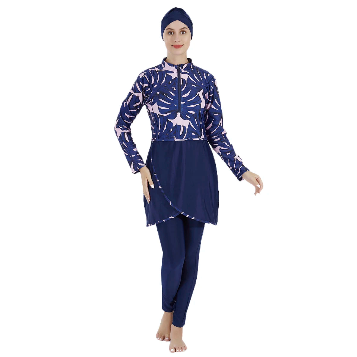 Plus Size 3PCS  Swimwear Burkini - top + pants + hijab