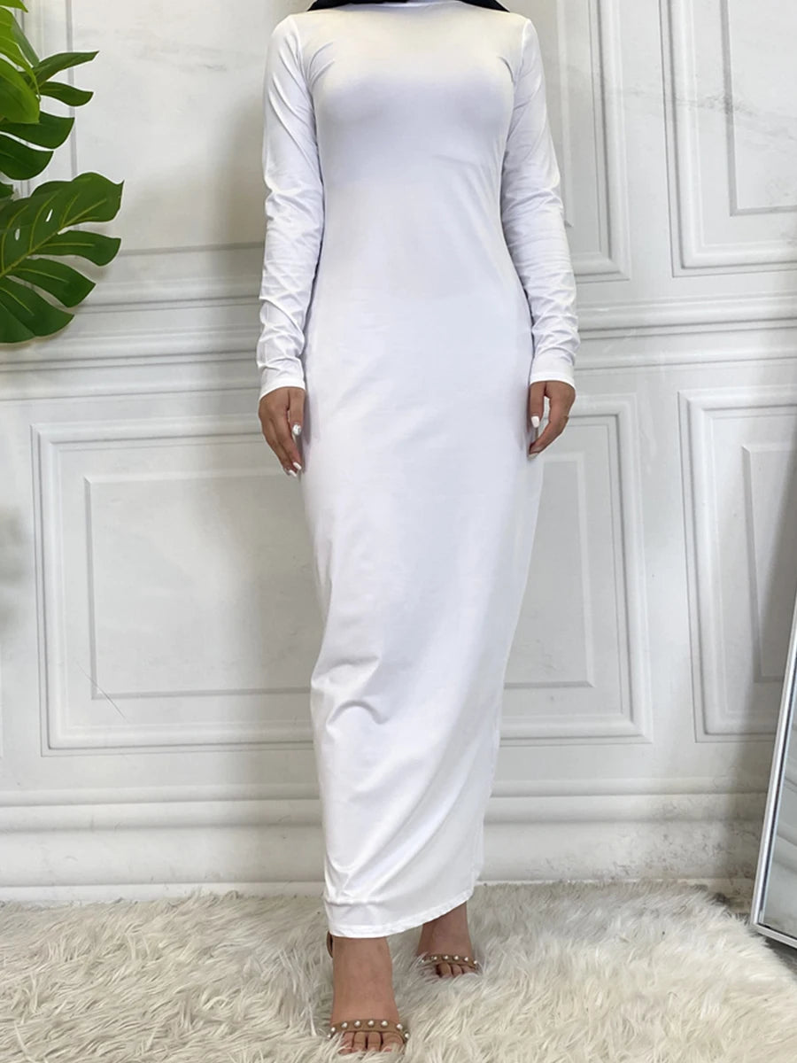 عباية دبي بلون سادة للمسلمات