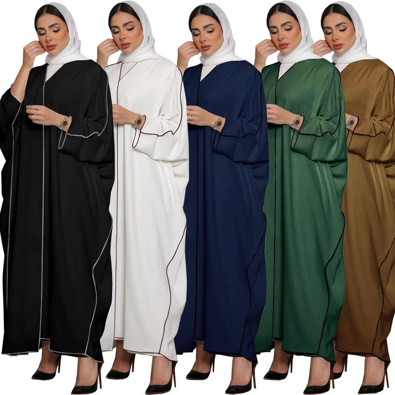 عبايات واسعة وطويلة مع حزام