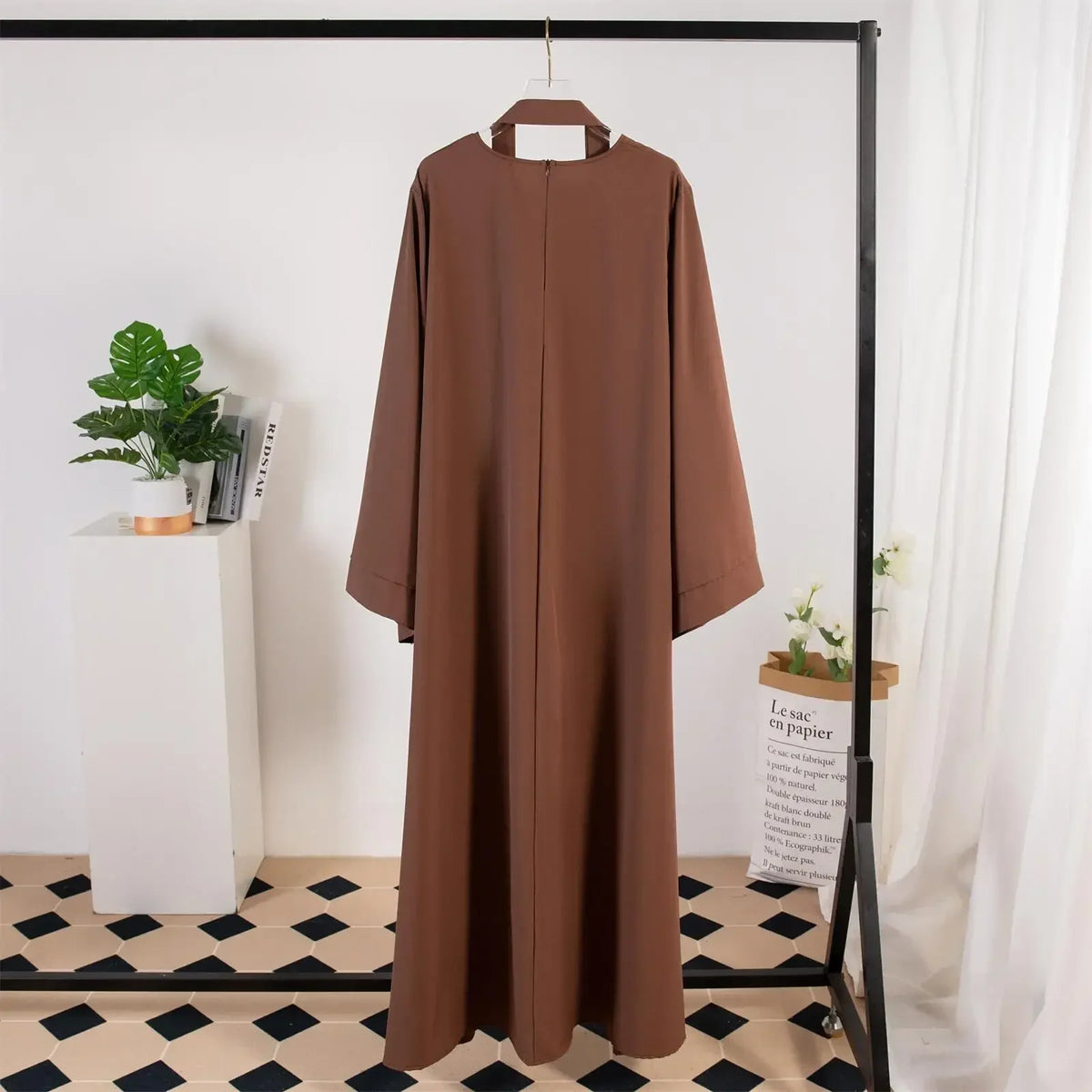 Full Sleeve Abaya With Belt Loose for Women