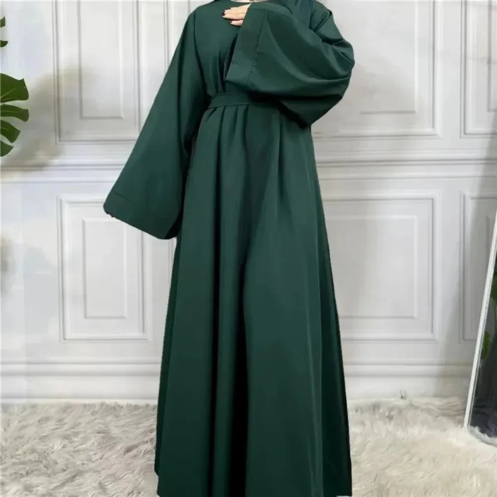 Full Sleeve Abaya With Belt Loose for Women