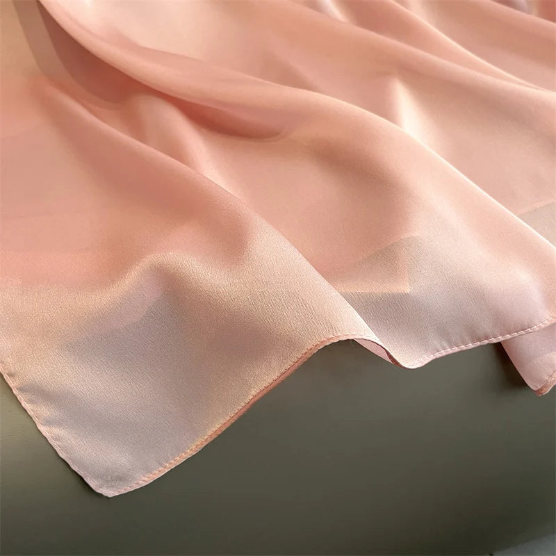Elegant Silk Scarf Pashmina Hijab Shawls for Women