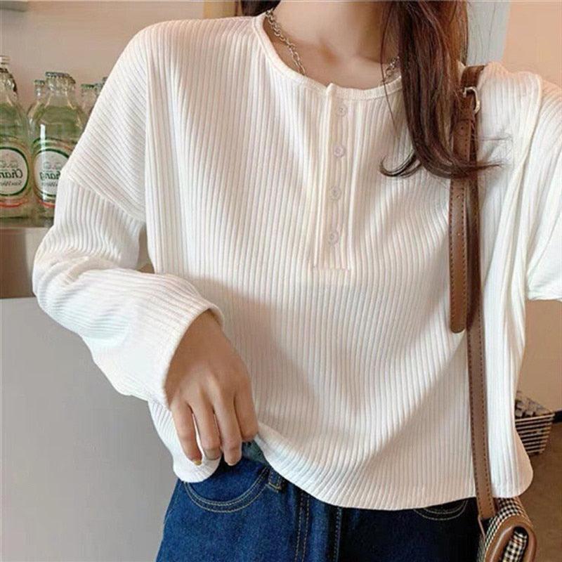 On sale - Autumn Solid Casual Tunic - 5 Colours - Free