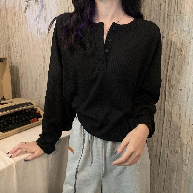 On sale - Autumn Solid Casual Tunic - 5 Colours - Free