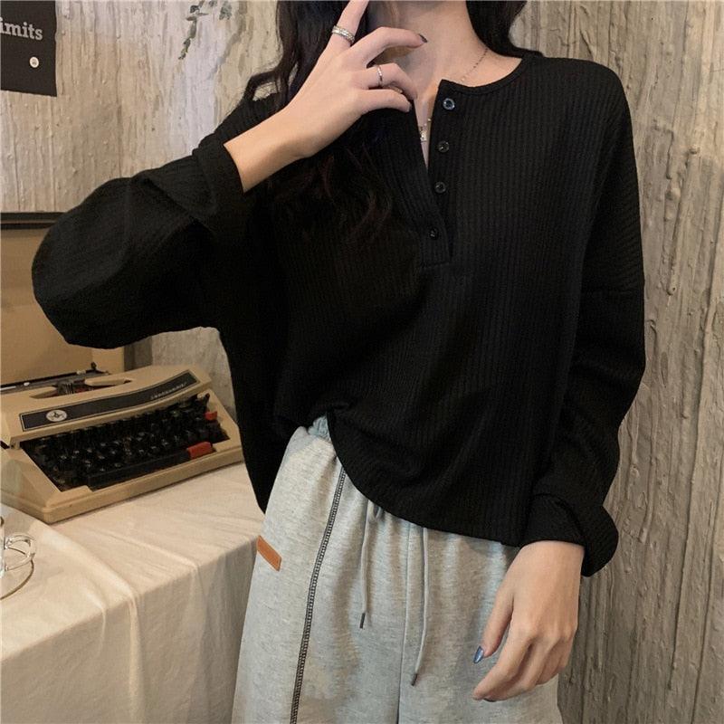 On sale - Autumn Solid Casual Tunic - 5 Colours - Free