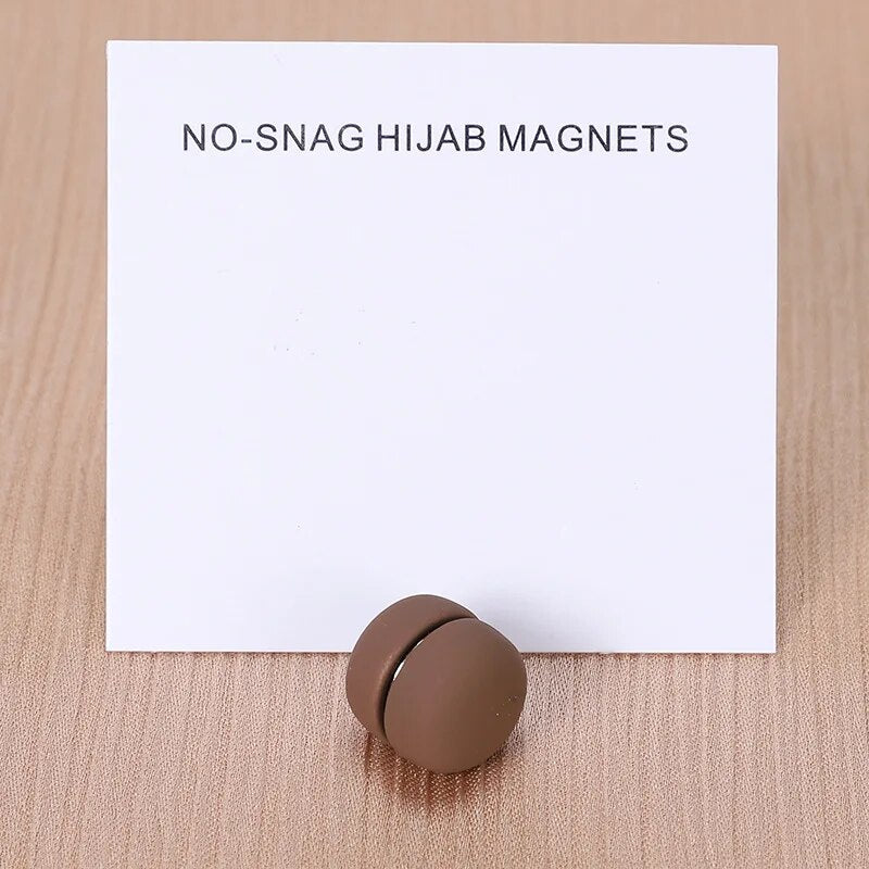 On sale - Brooch Metal Magnetic Hijab Button - 31 Colours -