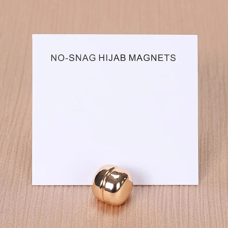On sale - Brooch Metal Magnetic Hijab Button - 31 Colours -