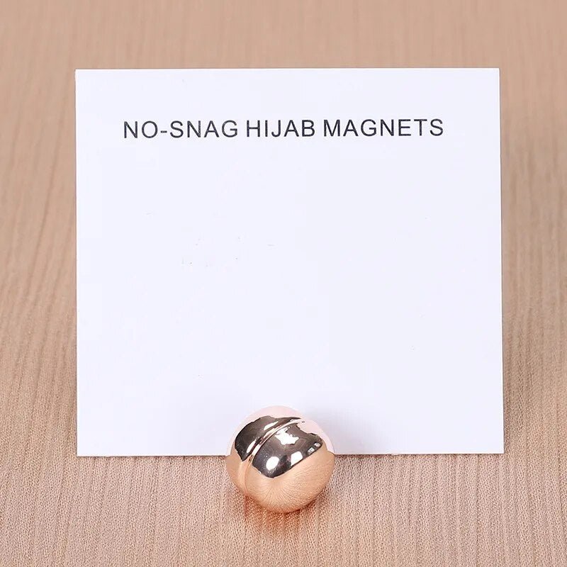 On sale - Brooch Metal Magnetic Hijab Button - 31 Colours -