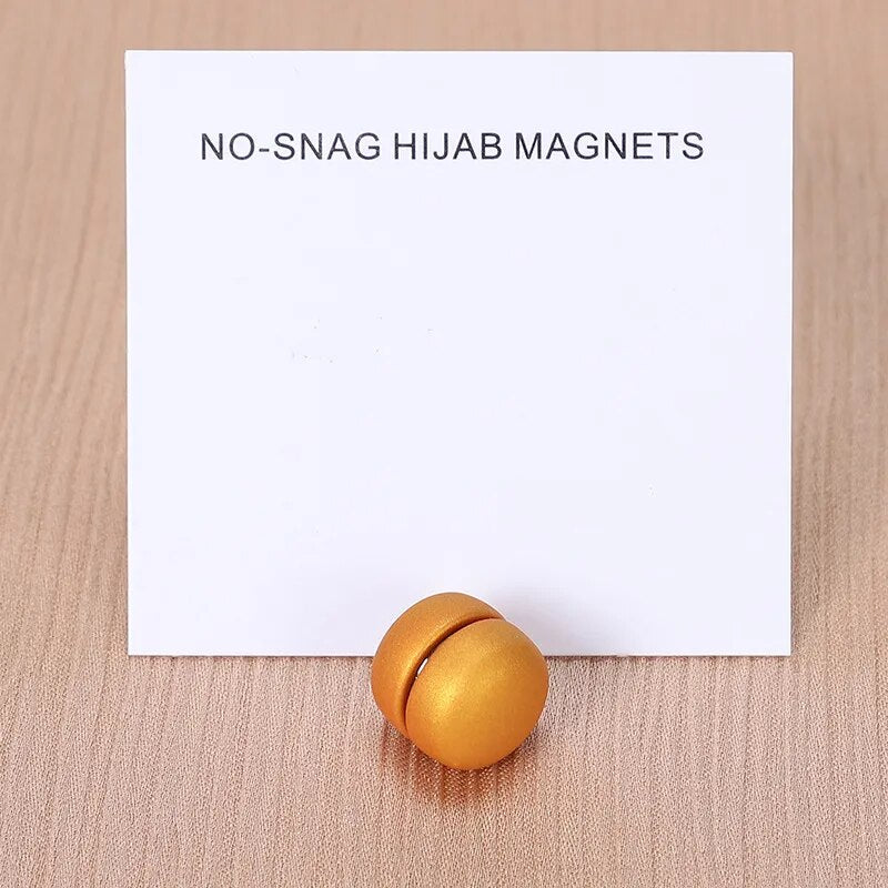 On sale - Brooch Metal Magnetic Hijab Button - 31 Colours -