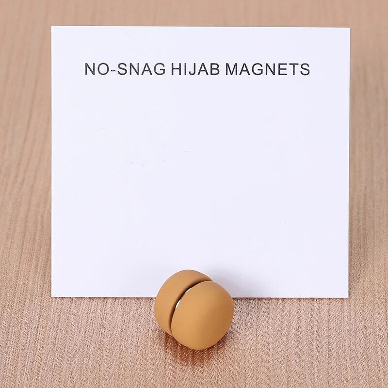 On sale - Brooch Metal Magnetic Hijab Button - 31 Colours -