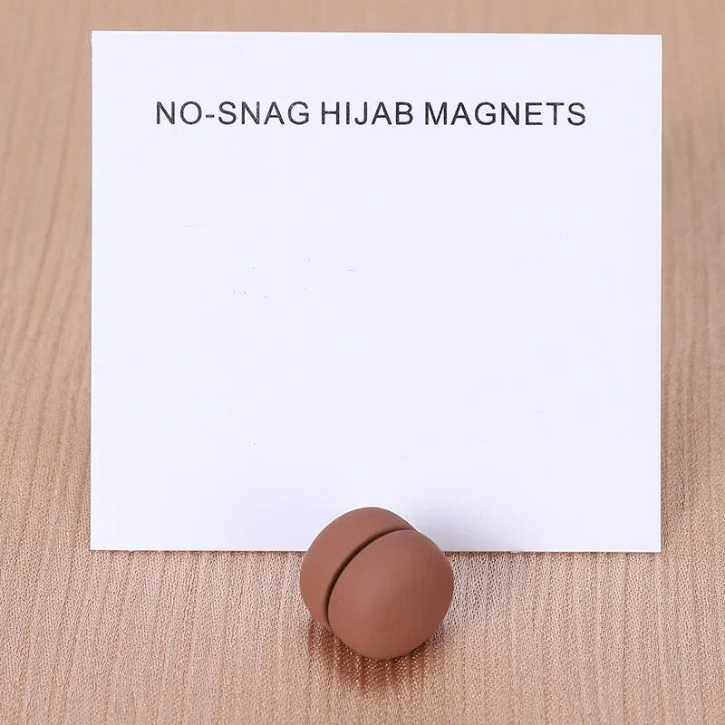 On sale - Brooch Metal Magnetic Hijab Button - 31 Colours -
