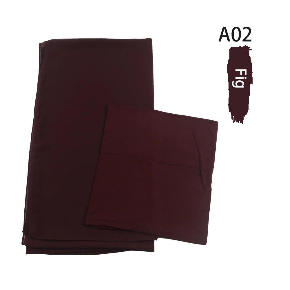 On sale - Chiffon HIjab + Undercap - 41 Colours - Free