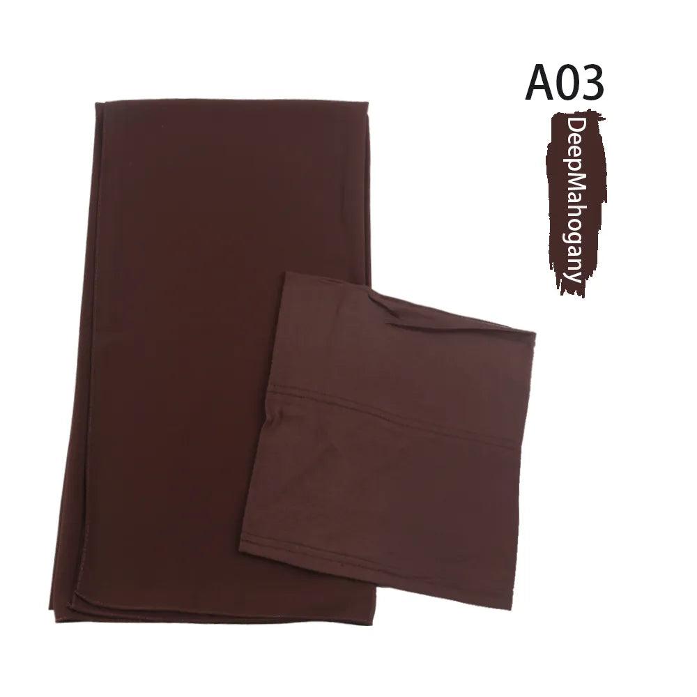 On sale - Chiffon HIjab + Undercap - 41 Colours - Free