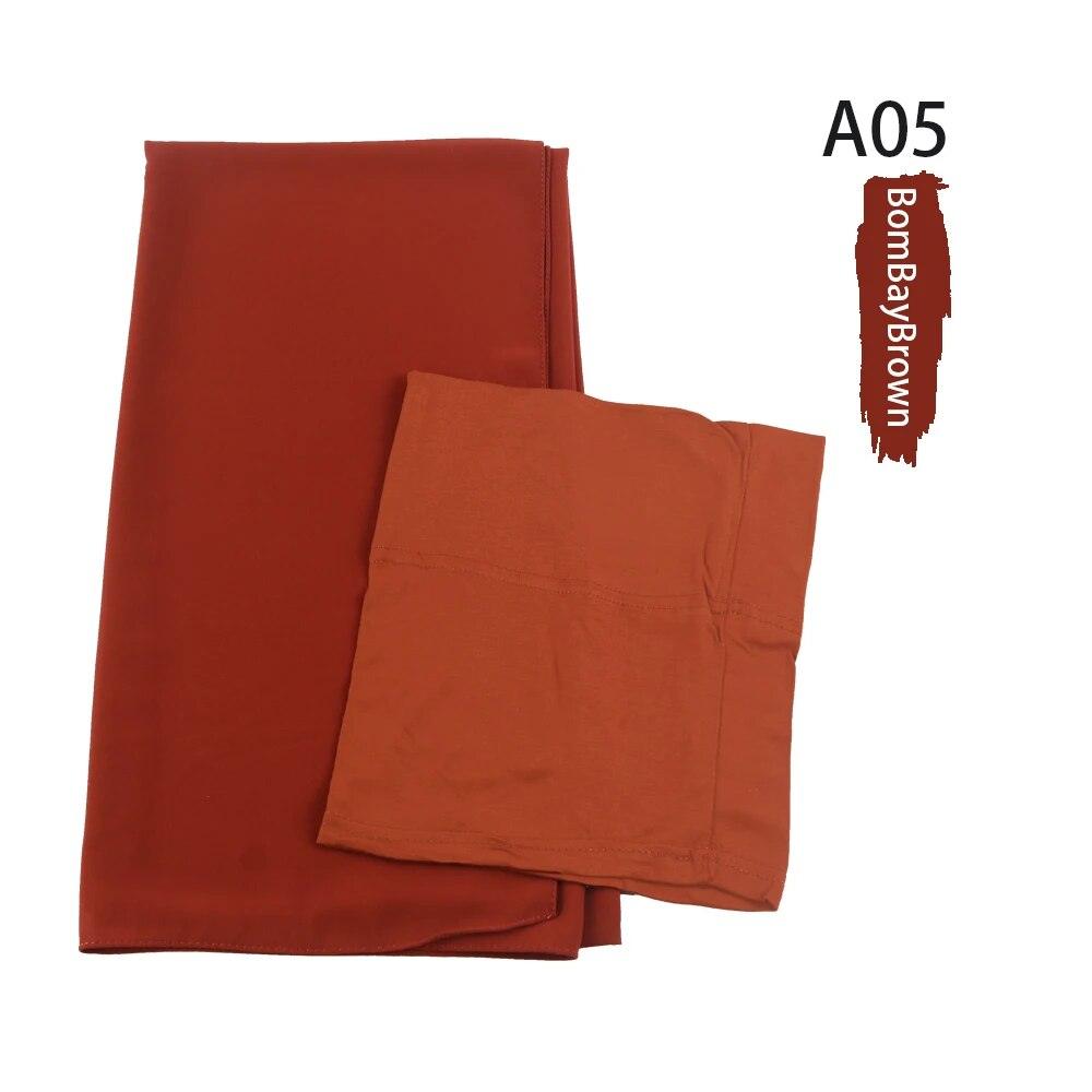 On sale - Chiffon HIjab + Undercap - 41 Colours - Free