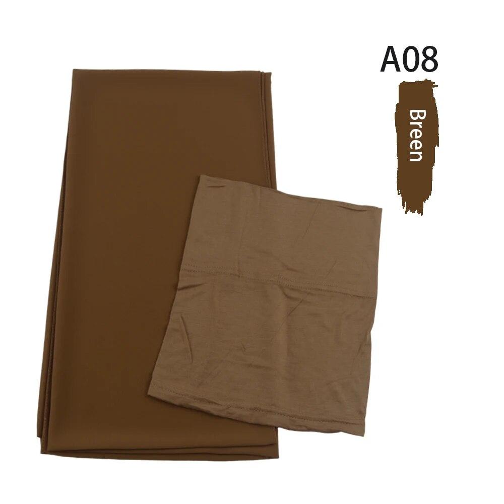 On sale - Chiffon HIjab + Undercap - 41 Colours - Free