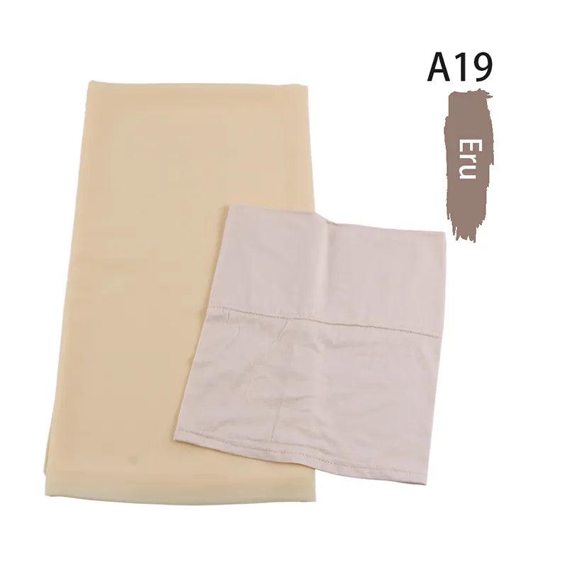 On sale - Chiffon HIjab + Undercap - 41 Colours - Free