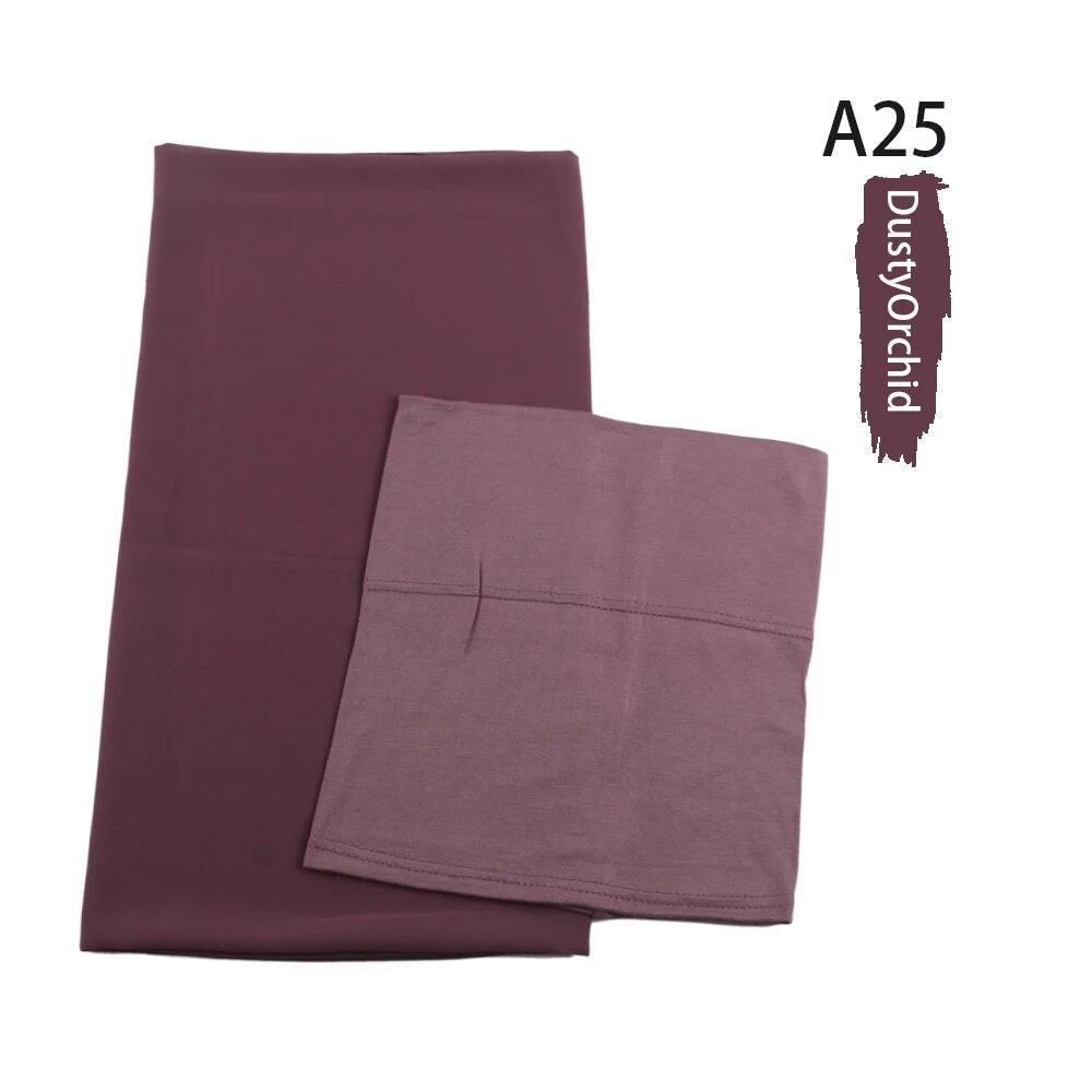 On sale - Chiffon HIjab + Undercap - 41 Colours - Free