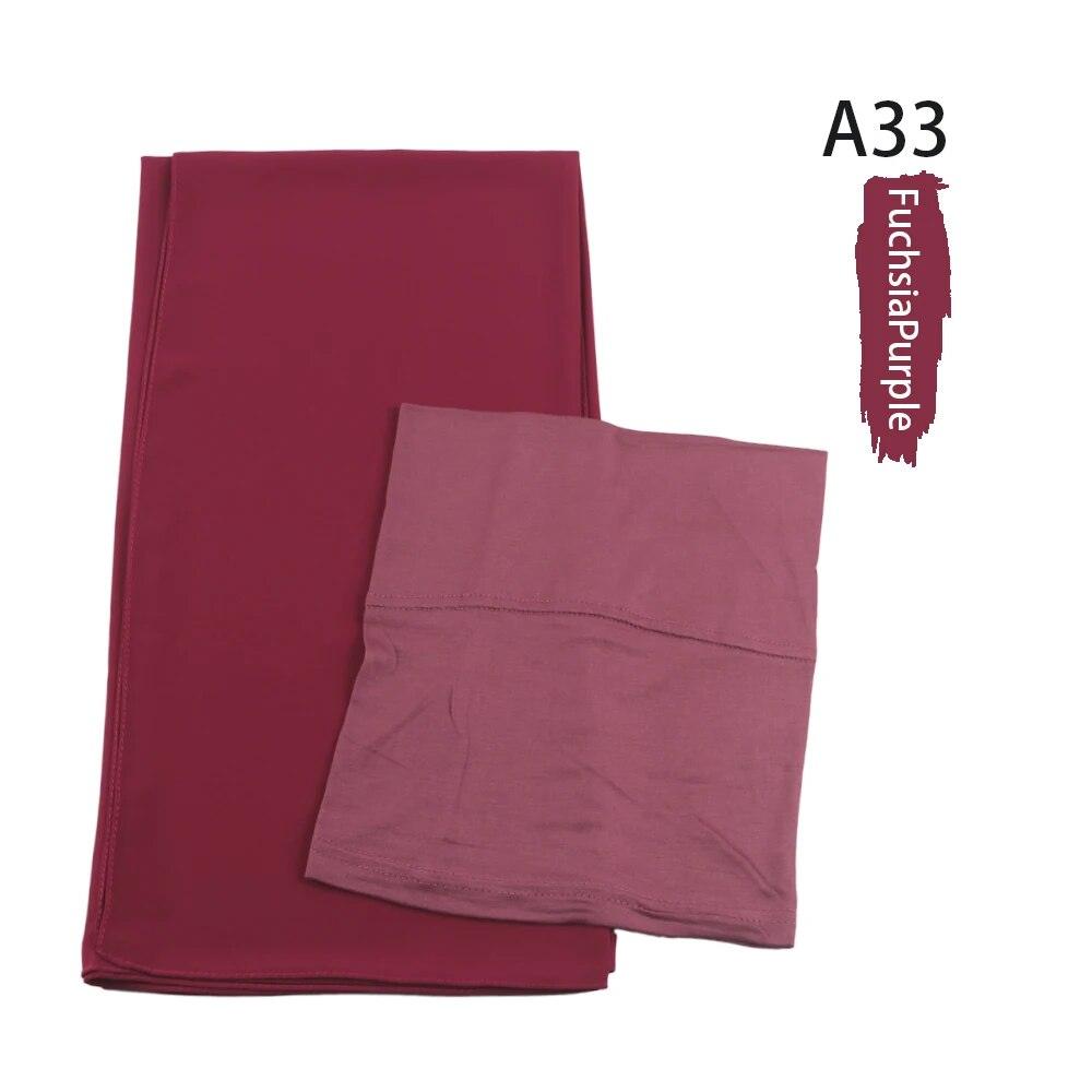 On sale - Chiffon HIjab + Undercap - 41 Colours - Free