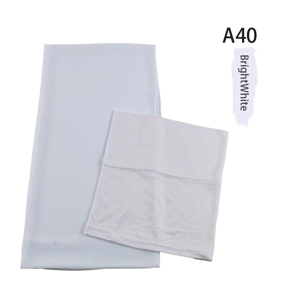 On sale - Chiffon HIjab + Undercap - 41 Colours - Free
