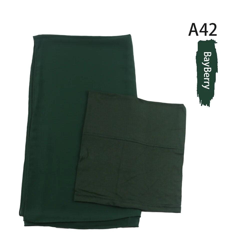 On sale - Chiffon HIjab + Undercap - 41 Colours - Free