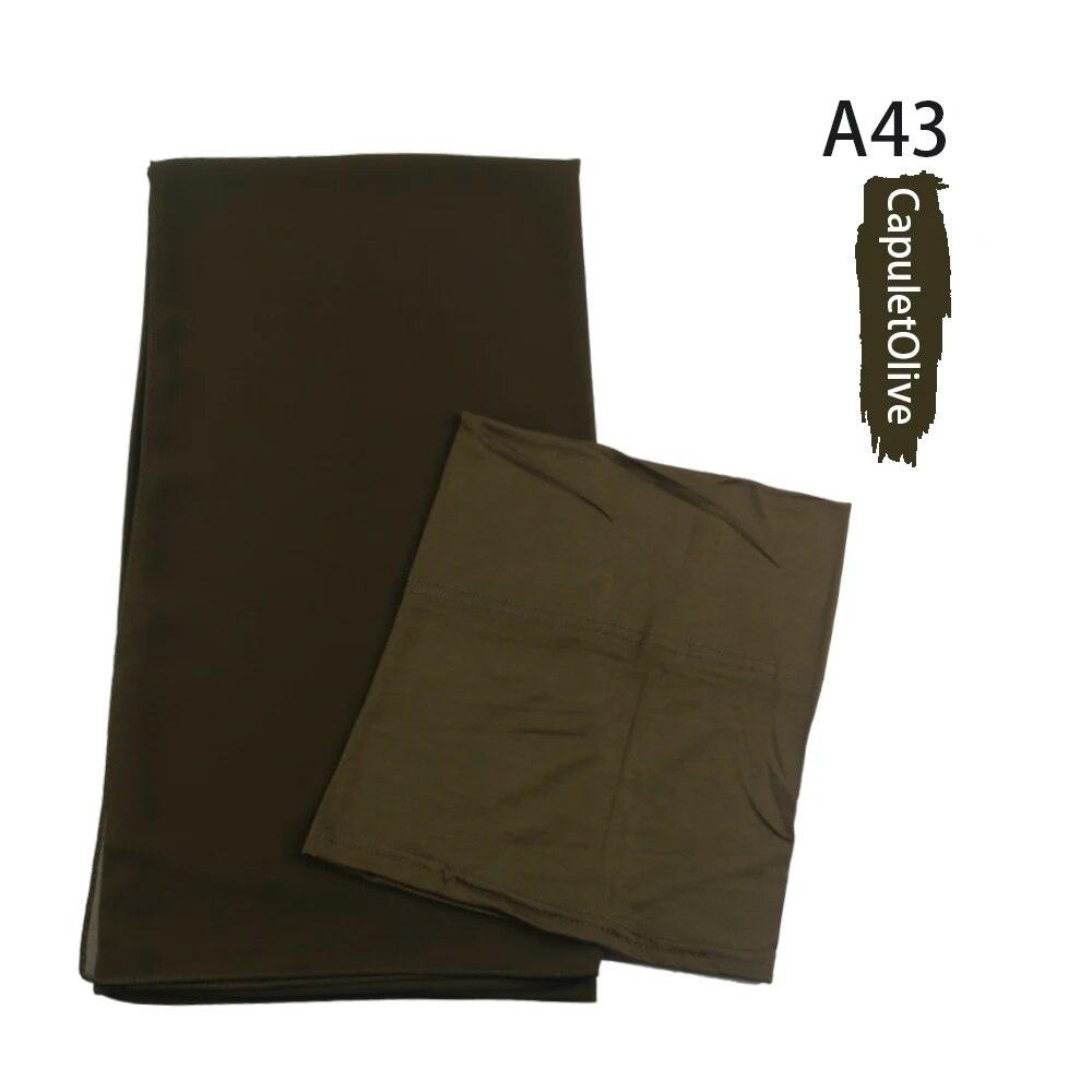 On sale - Chiffon HIjab + Undercap - 41 Colours - Free