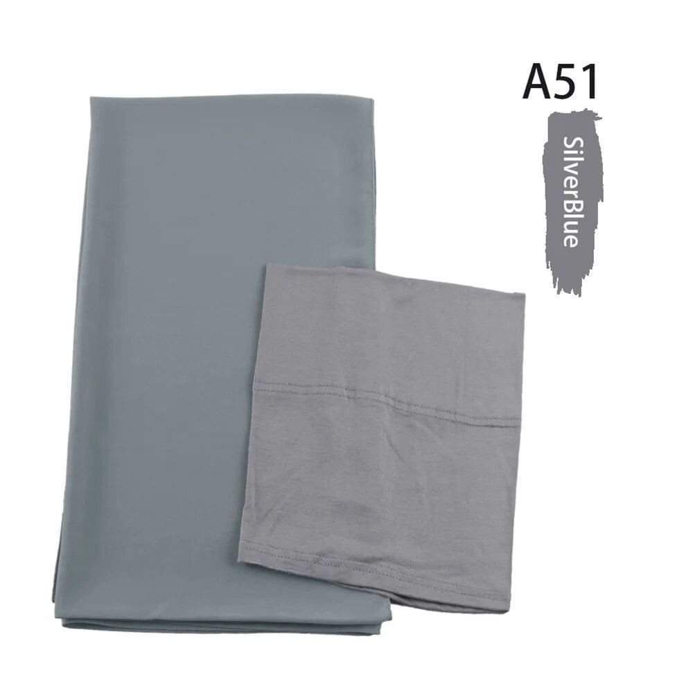 On sale - Chiffon HIjab + Undercap - 41 Colours - Free