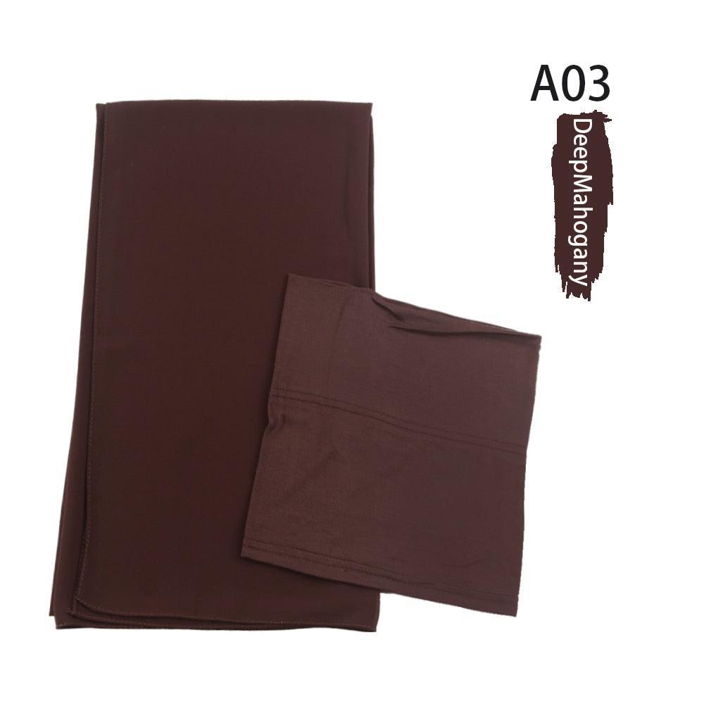 On sale - Chiffon HIjab + Undercap - 41 Colours - Free