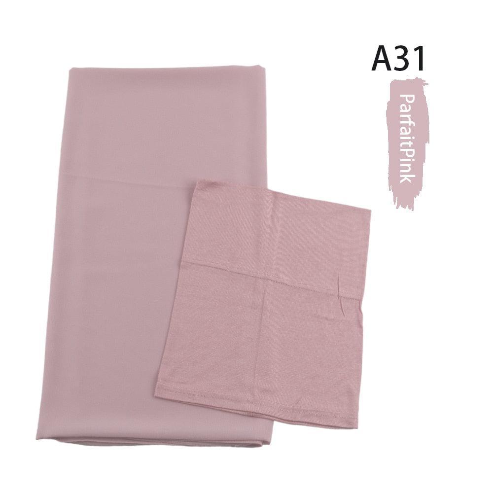 On sale - Chiffon HIjab + Undercap - 41 Colours - Free