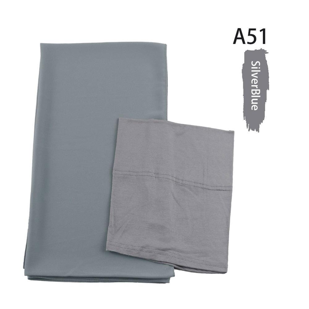 On sale - Chiffon HIjab + Undercap - 41 Colours - Free