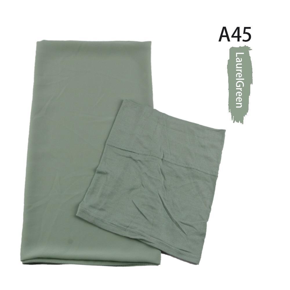 On sale - Chiffon HIjab + Undercap - 41 Colours - Free