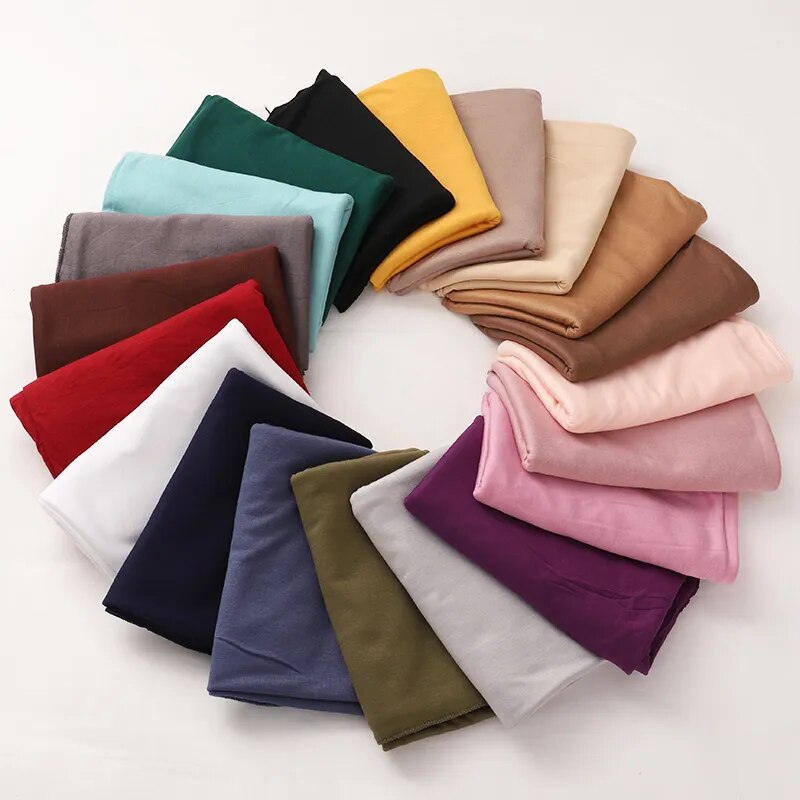 On sale - Cotton Jersey Hijab - 35 Colours - Free shipping -