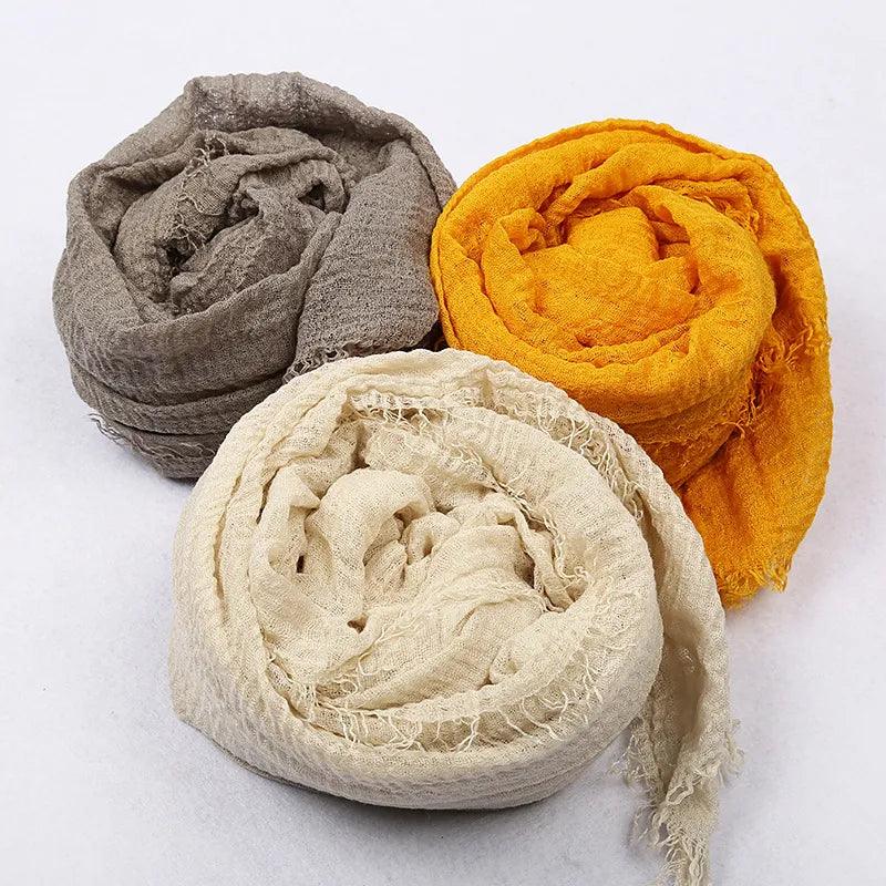 On sale - Crinkle Scarf Hijab - 80 Colours - Free shipping -