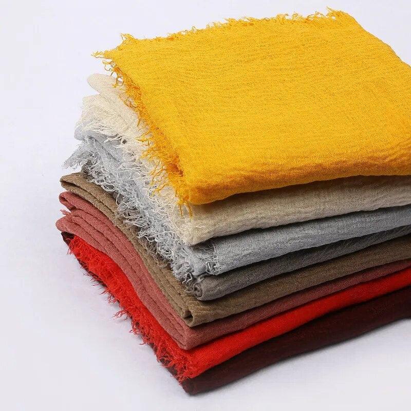 On sale - Crinkle Scarf Hijab - 80 Colours - Free shipping -