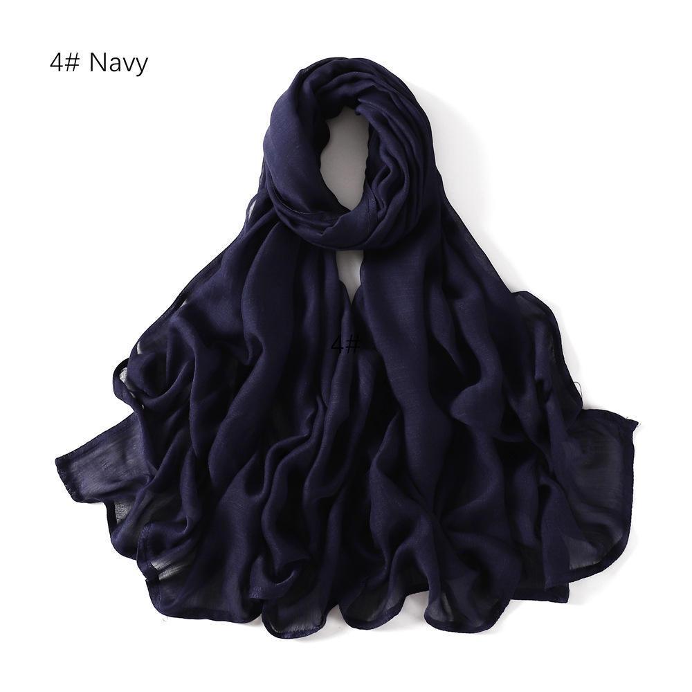 On sale - Double Stitches Edge Viscose Hijab - 16 Colours -