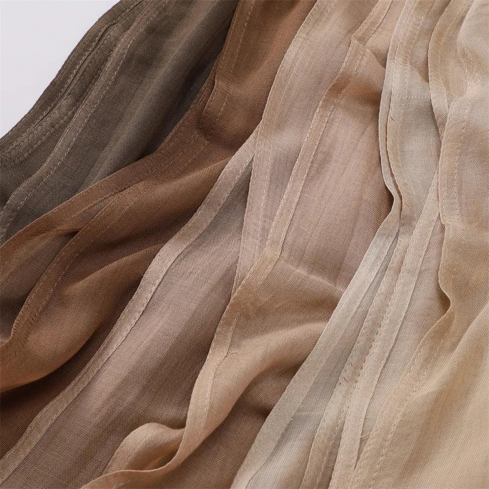 On sale - Double Stitches Edge Viscose Hijab - 16 Colours -