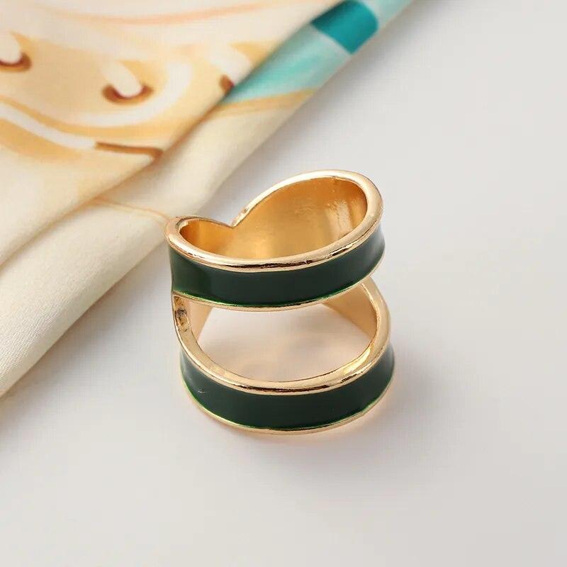On sale - Elegant Enamel Brooch Pin - Free shipping -