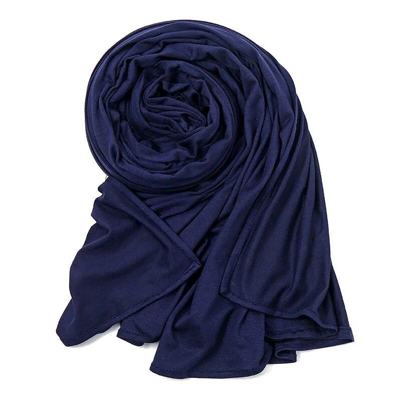 On sale - Elegant High Stretch Cotton Hijab - 20 Colours -