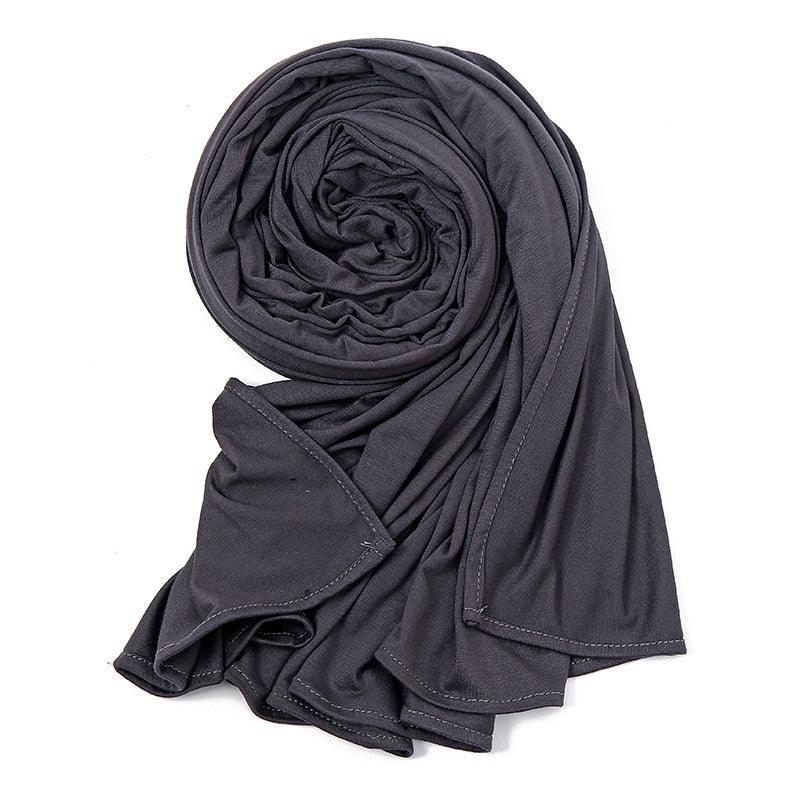 On sale - Elegant High Stretch Cotton Hijab - 20 Colours -