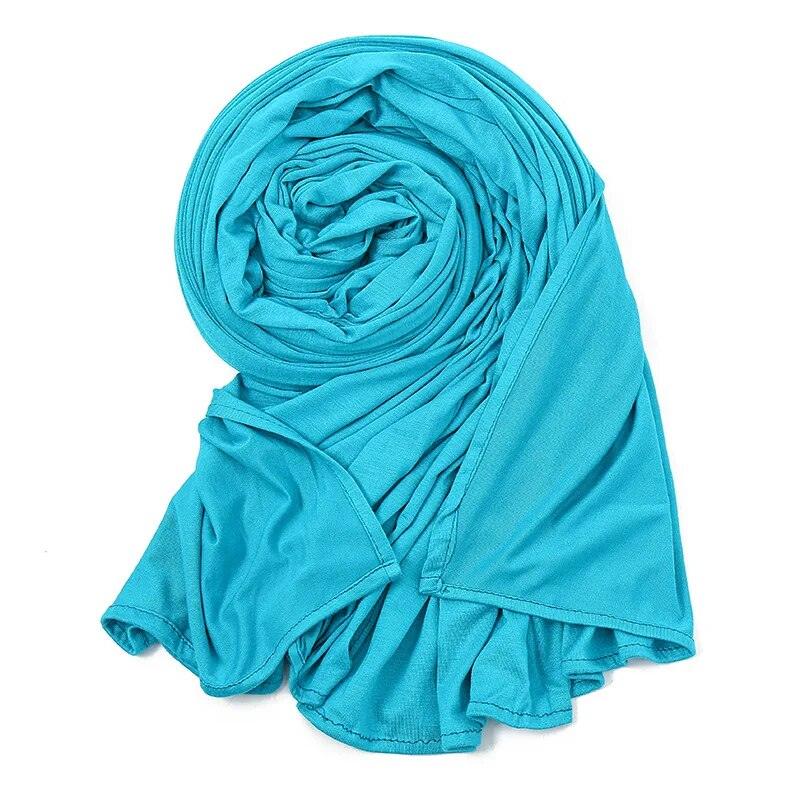 On sale - Elegant High Stretch Cotton Hijab - 20 Colours -