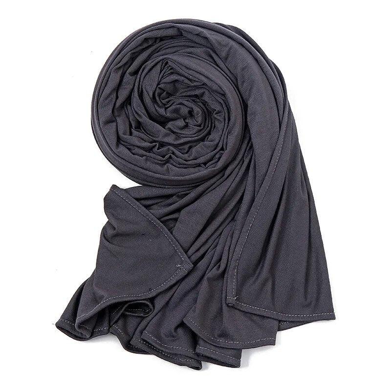 On sale - Elegant High Stretch Cotton Hijab - 20 Colours -