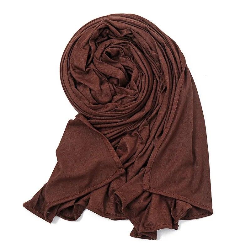 On sale - Elegant High Stretch Cotton Hijab - 20 Colours -