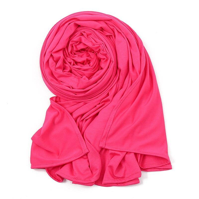 On sale - Elegant High Stretch Cotton Hijab - 20 Colours -