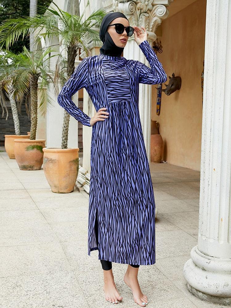 On sale - Full Coverage Modest Swimwear - 4 Colours - Free