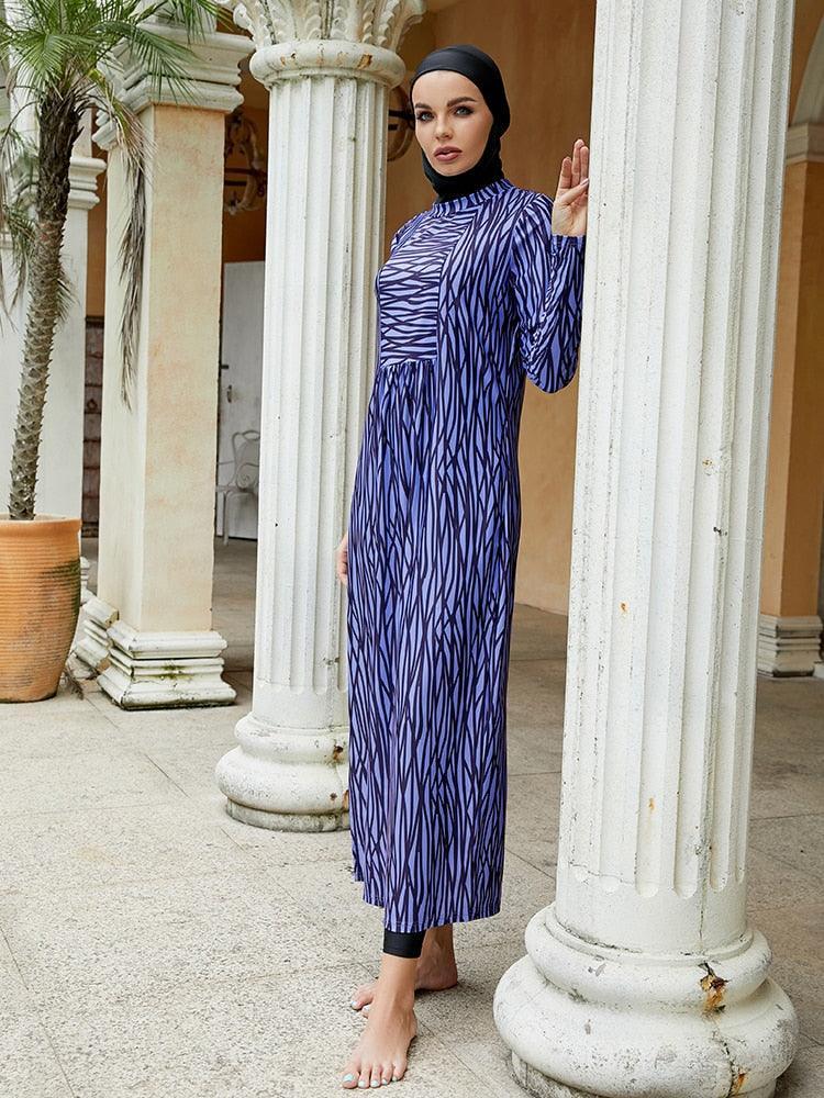 On sale - Full Coverage Modest Swimwear - 4 Colours - Free