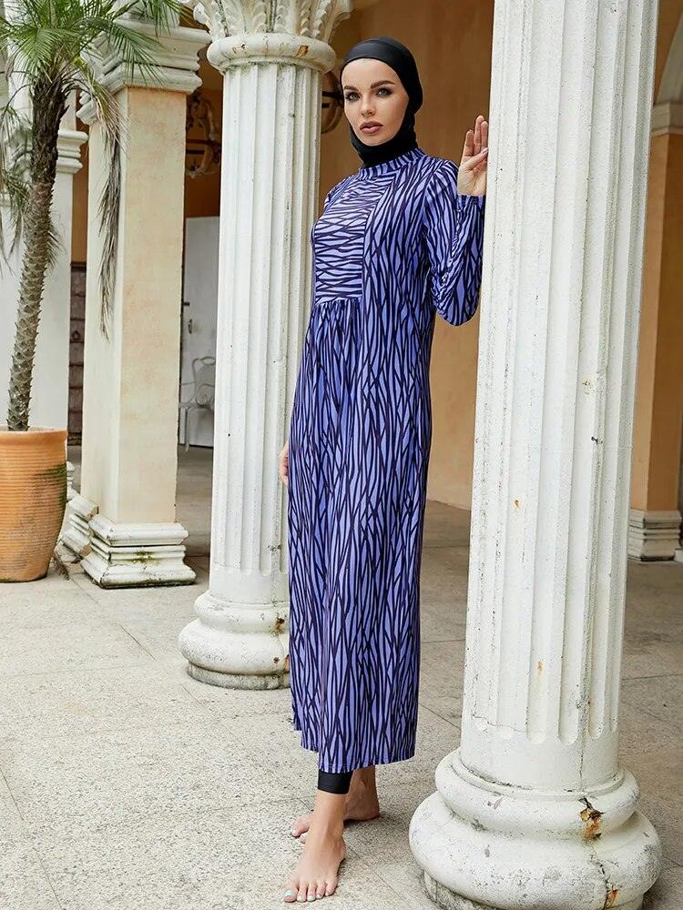 On sale - Full Coverage Modest Swimwear - 4 Colours - Free