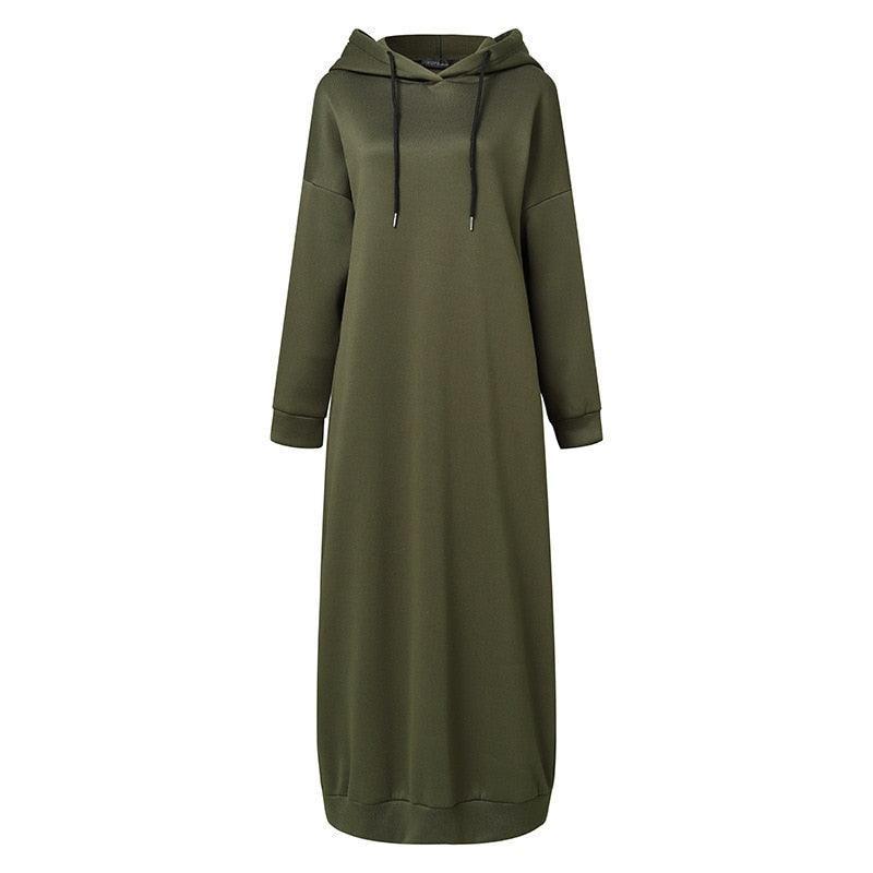 On sale - Hooded Turkish Hijab Abaya - 3 Colours - Free