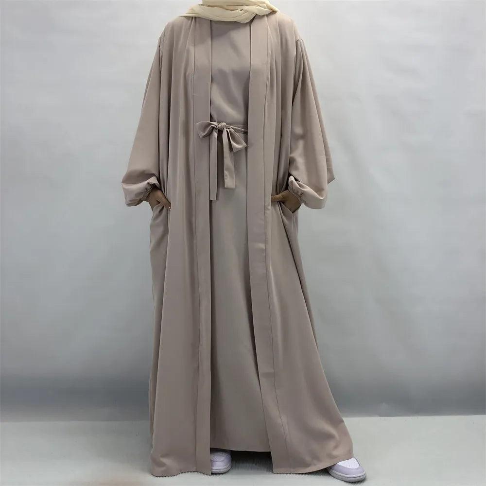 On sale - Islamic Maxi Open Abaya and Inner Abaya - 4